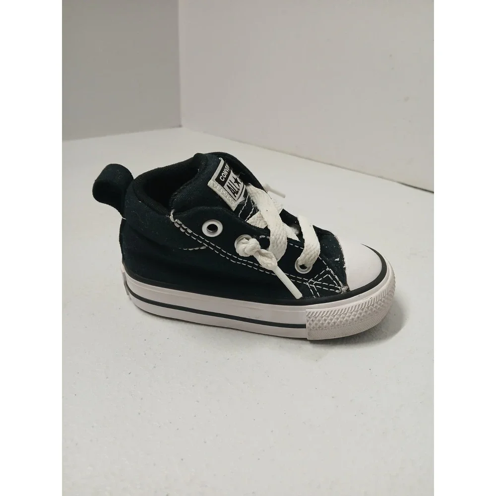 Converse All Star Chuck Taylor Toddler Youth Size 4 Shoes Black Low Top Sneakers
